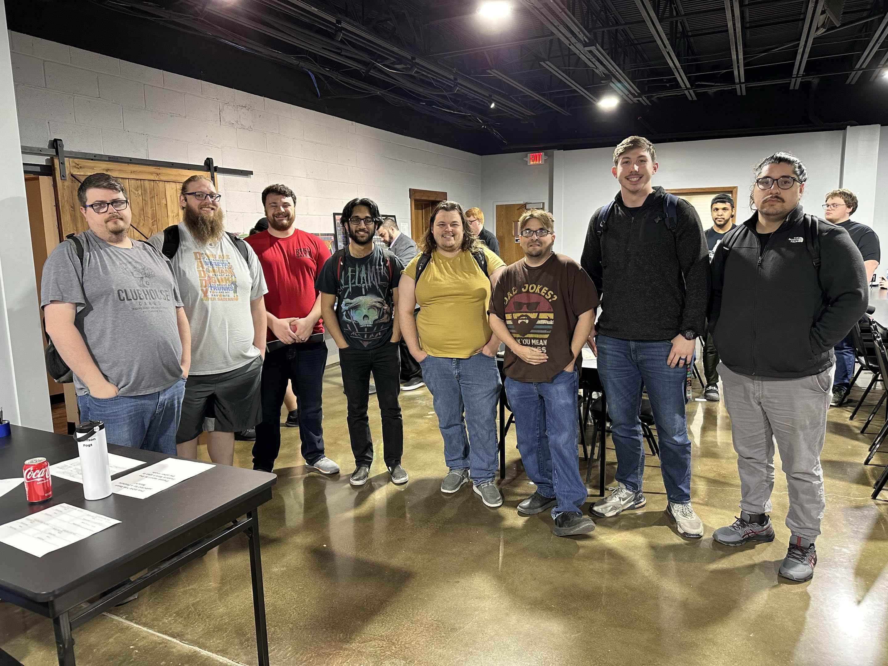 Group photo from a past Apex Gaming tournament