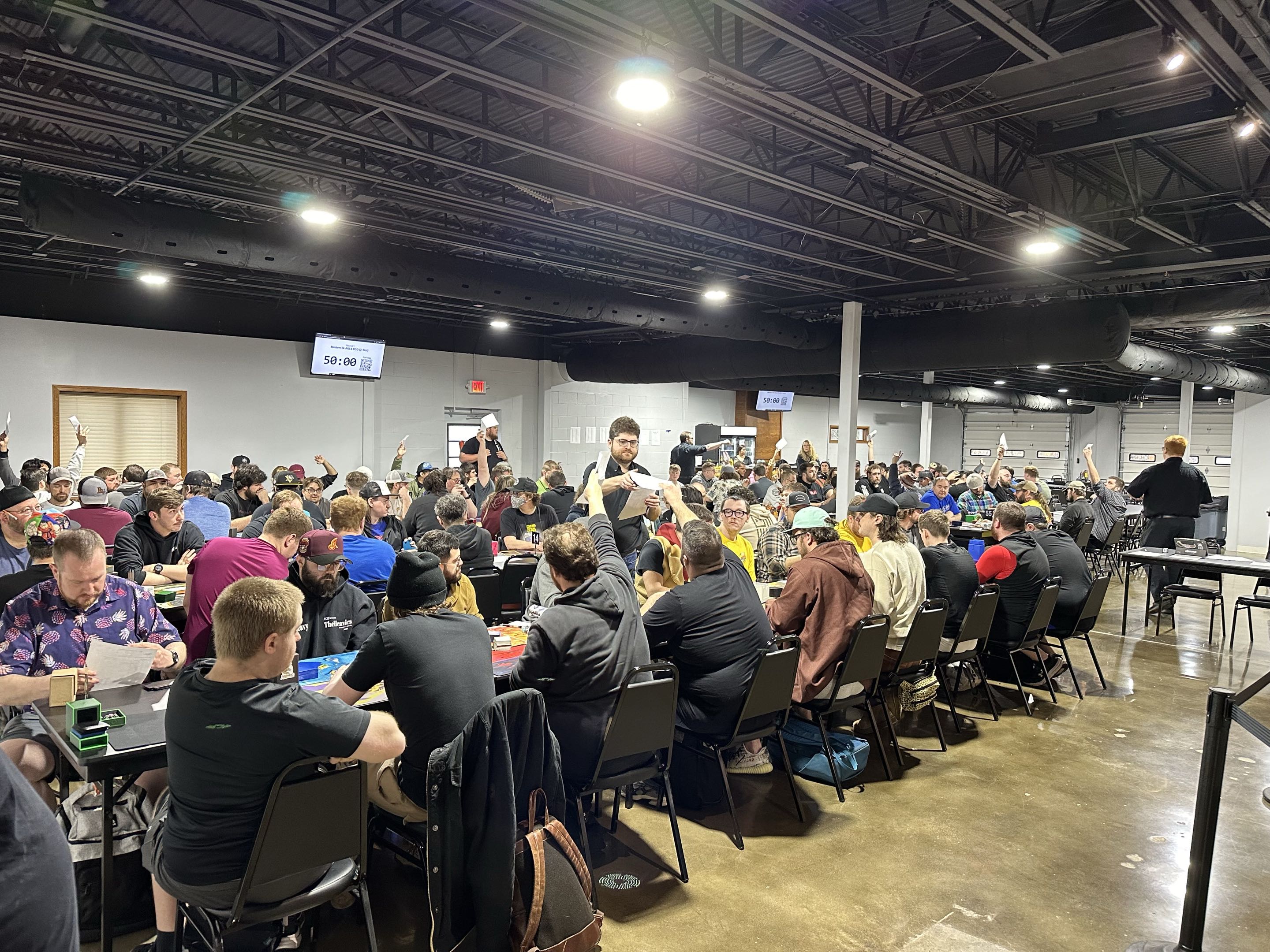 Players at a large Apex Gaming event